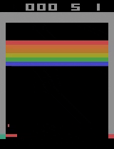 Optimised agent playing Breakout