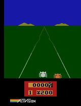 Optimised agent playing Enduro