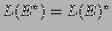$ L(E^*) = L(E)^*$