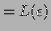 $\displaystyle = L(\epsilon)$