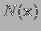 $ N(\textbf{x})$