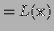 $\displaystyle = L(\textbf{x})$