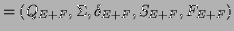 $\displaystyle = (Q_{E+F},\Sigma,\delta_{E+F},S_{E+F},F_{E+F})$