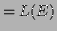 $\displaystyle = L(E)$