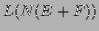 $\displaystyle L(N(E+F))$