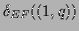 $\displaystyle \delta_{EF}((1,q))$
