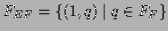 $\displaystyle F_{EF} = \{ (1,q) \mid q\in F_F \} $