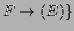 $\displaystyle F \to ( E ) \}$