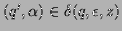 $ (q',\alpha)\in
\delta(q,\epsilon,z)$