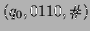 $ (q_0,0110,\char93 )$
