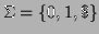 $ \Sigma=\{0,1,\$\}$