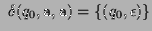$\displaystyle  \delta(q_0,\texttt{a},\texttt{a}) = \{(q_0,\epsilon)\}$
