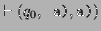 $\displaystyle \vdash (q_0,\texttt{ a)},\texttt{a)})$