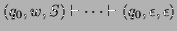 $\displaystyle (q_0,w,S) \vdash \dots \vdash (q_0,\epsilon,\epsilon)$