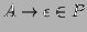 $ A\to\epsilon\in P$