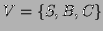$ V=\{S,B,C\}$
